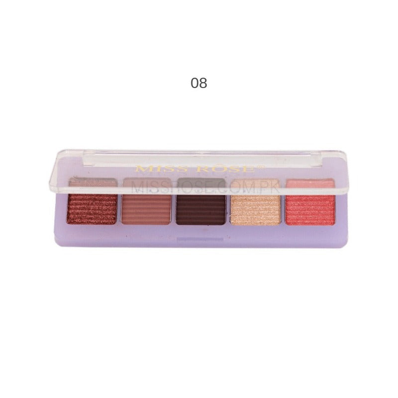 Missrose 5 color soft glam eye palette