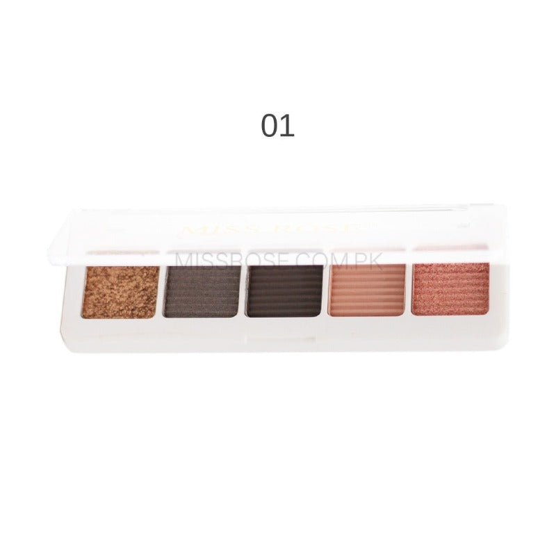 Missrose 5 color soft glam eye palette