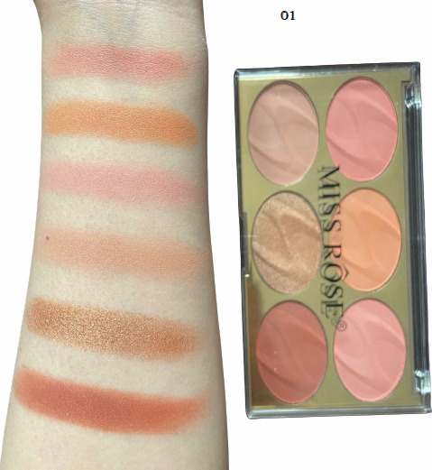 Miss Rose 6 color blush (new)