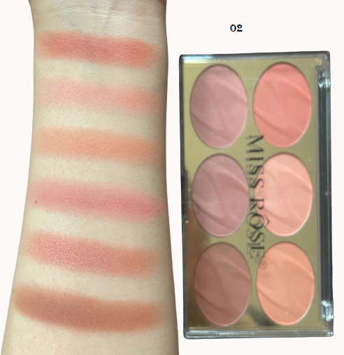 Miss Rose 6 color blush (new)