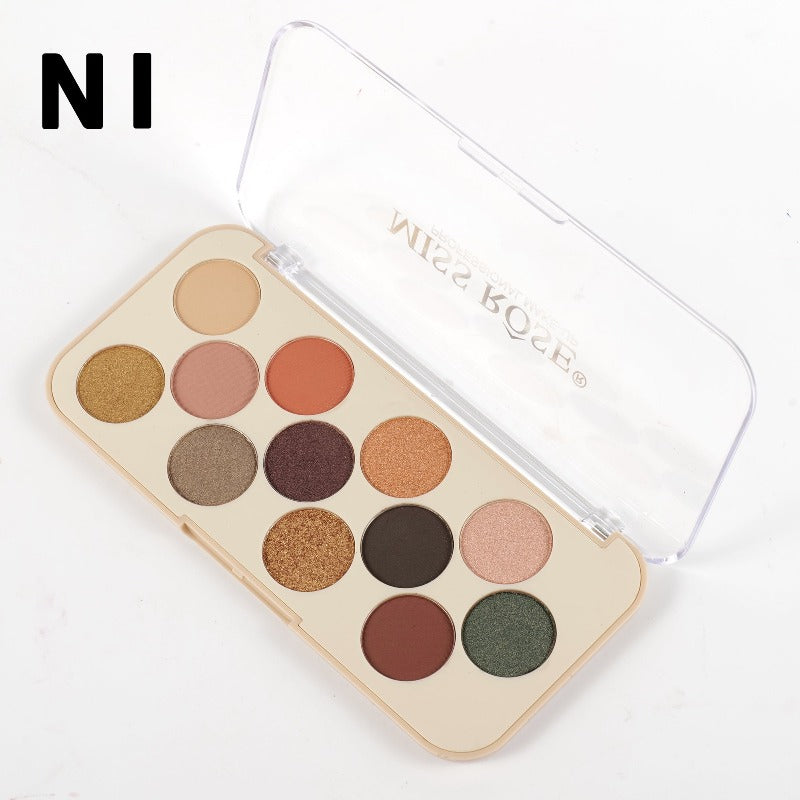 Missrose 12-Color Eye Palette Pan