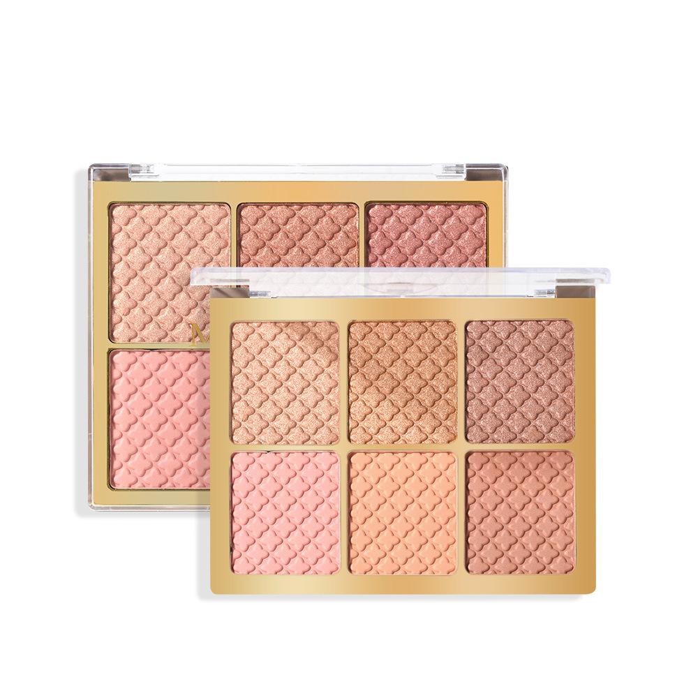 Missrose 6 Color Square Face Palette (all in one)