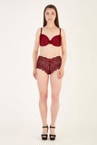 BLS - Fiona Wired And Padded Bra Set - Burgundy