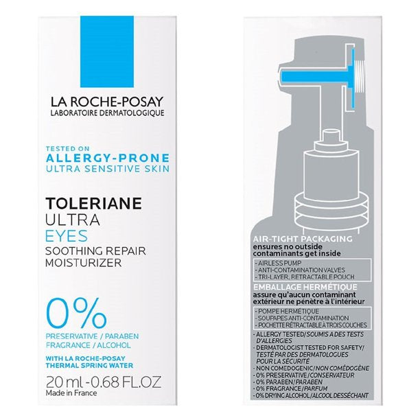 La Roche Posay - Toleriane Ultra Eyes Soothing Repair Moisturizer - 20ml (Exipry 7-24)