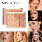 Missrose 6 Color Square Face Palette (all in one)