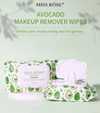 Miss Rose Avocado beauty concept facial cleaning  wipes.