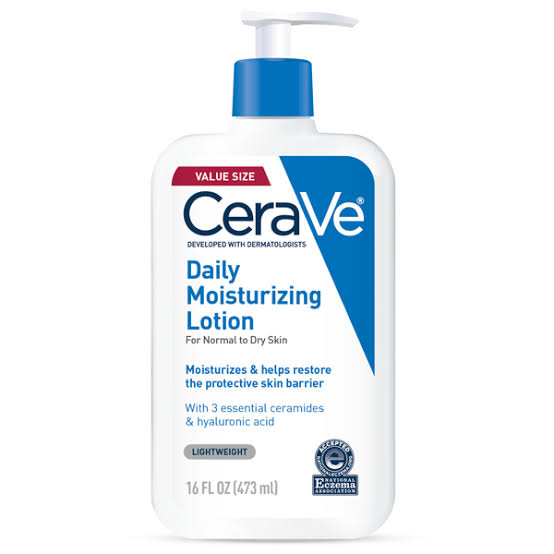 CeraVe Daily Moisturizing Lotion FOR NORMAL TO DRY SKIN 473ml (oil free with hyaluronic acid) lightweight