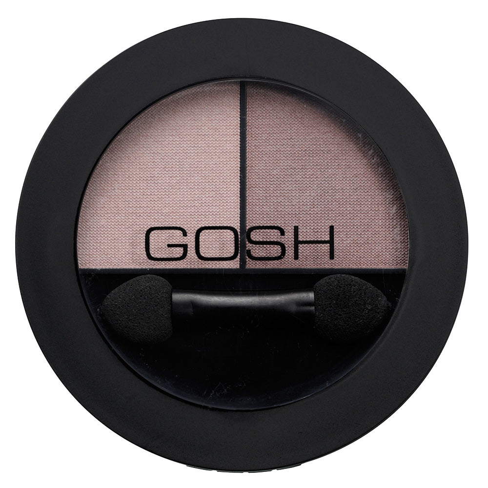 GOSH- Matt Duo Eye Shadow 001 Brown Base