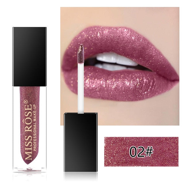 Miss Rose Diamond Glitter Lip Topper