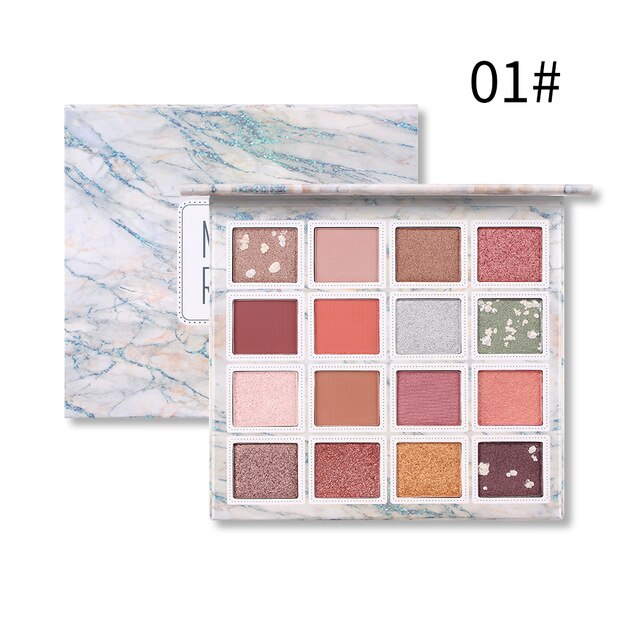 MISS ROSE Makeup 16 Color Pigment Eyeshadow Palette