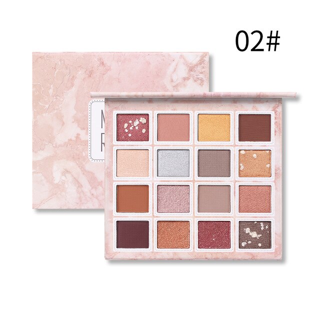 MISS ROSE Makeup 16 Color Pigment Eyeshadow Palette