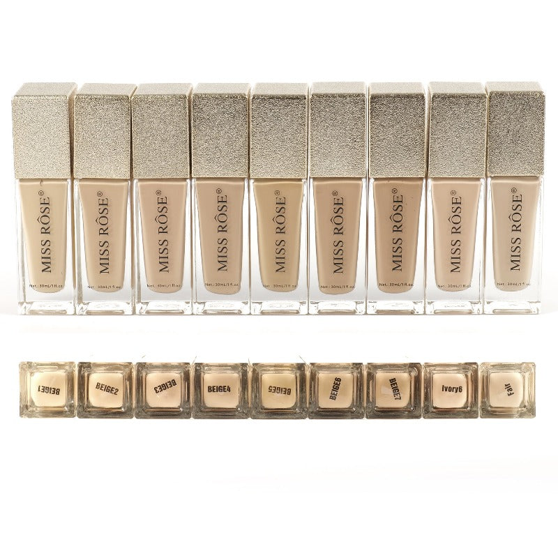 Missrose Luxurious Gilded Cuboid Silky Foundation