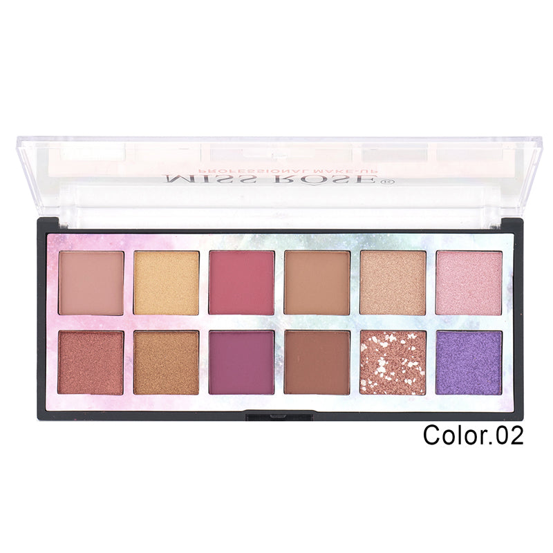 Miss rose 12 Color Eye Shadow Palette