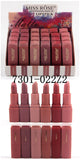 MISS ROSE Set of 6 Matte Waterproof Lipsticks